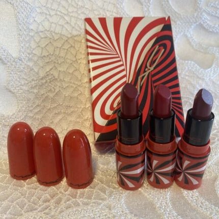 Mac Tiny Tricks Mini Lipstick Trio - Red Gift Set - Maison des fragrances