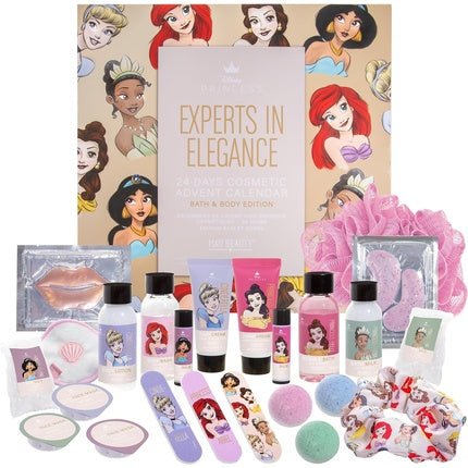 Mad Beauty Disney Princess 24 Day Cosmetic Advent Calendar Beige - Maison des fragrances