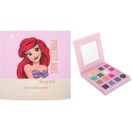 MAD BEAUTY Disney Pure Princess Ariel Little Mermaid Sixteen Shade Palette with Mirror - Maison des fragrances