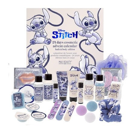 Mad Beauty Disney Stitch Advent Calendar with 24 Makeup and Cosmetic Products - Maison des fragrances