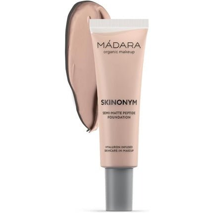 MÁDARA Organic Skincare SKINONYM Semi - Matte Peptide Foundation 30 Rose Ivory 30ml - Maison des fragrances