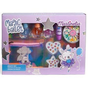 Magic Ballet Nail Polish Set With 3 Nail Polishes, 1 Lip Gloss, Nail Stickers, And Cosmetic Bag - Maison des fragrances