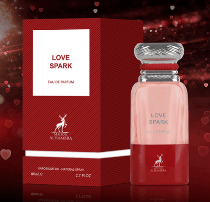 Maison Alhambra Love Spark Unisex Fragrance Eau de Parfum (EDP) Mixte 80ml - Maison des fragrances