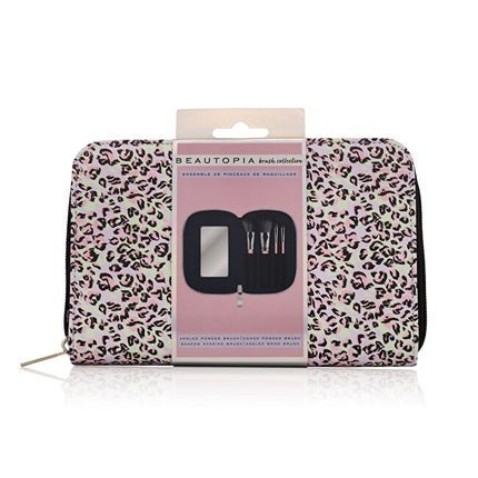 Make - up Brush Set in a Case 4 pcs - Maison des fragrances