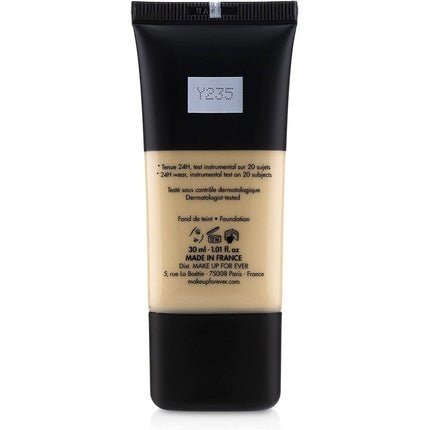 MAKE UP FOR EVER Matte Velvet Skin Liquid Foundation 30ml R235 Ivory Beige - Maison des fragrances