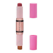 Makeup Revolution Blush & Highlight Stick Blushing Pink Face Blush and Highlighter 4.3g - Maison des fragrances