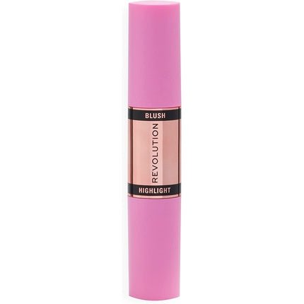 Makeup Revolution Blush & Highlight Stick Mauve Glow Face Blusher and Highlighter 4.3g - Maison des fragrances