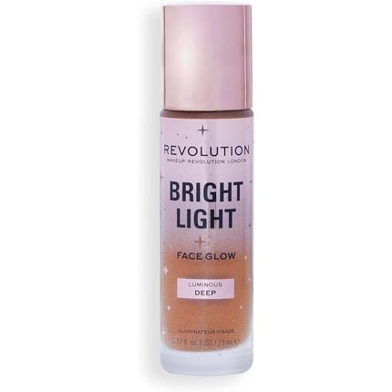 Makeup Revolution Bright Light Face Glow Brightening Skin Tint Radiant Finish Luminous Deep - Maison des fragrances