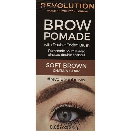 Makeup Revolution Brow Pomade Soft Brown - Maison des fragrances