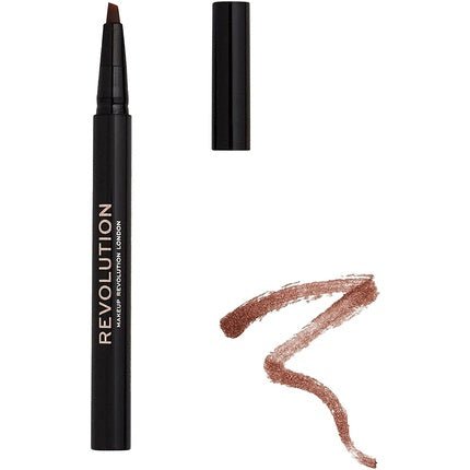 Makeup Revolution Bushy Brow Pen Dark Brown 0.5ml - Maison des fragrances