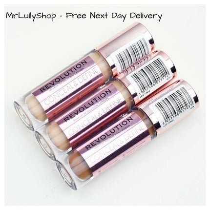Makeup Revolution Conceal and Define Full Coverage Concealer and Contour - All Shades - Maison des fragrances