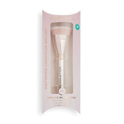 Makeup Revolution Create Defining Contour Brush for Cheeks, Nose, and Eyes - Vegan and Cruelty - Free R10 - Maison des fragrances