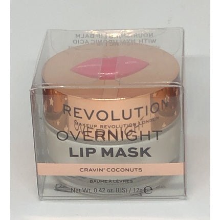 Makeup Revolution Dream Kiss Overnight Lip Balm Mask Cravin' Coconuts - Maison des fragrances