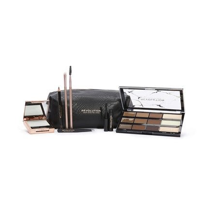 Makeup Revolution Eyebrow Shaping Set with Bag - Maison des fragrances
