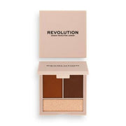 Makeup Revolution Face Powder Contour Compact Contouring Kit Light 1pc - Maison des fragrances