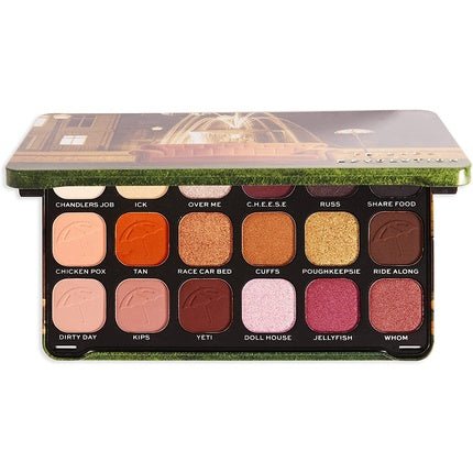 Makeup Revolution Friends Forever Flawless Eyeshadow Palette I'll Be There For You 18 Shades 19.8g - Maison des fragrances