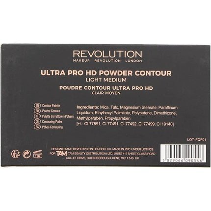 Makeup Revolution HD Pro Powder Contour Light Medium - Maison des fragrances