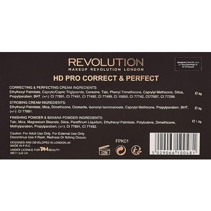 Makeup Revolution HD Pro Prime Correct and Perfect Palette - Maison des fragrances