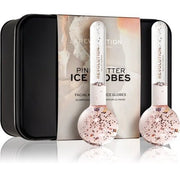 Makeup Revolution Ice Globes Pink Glitter Facial Massage Tools - 2 pcs - Maison des fragrances