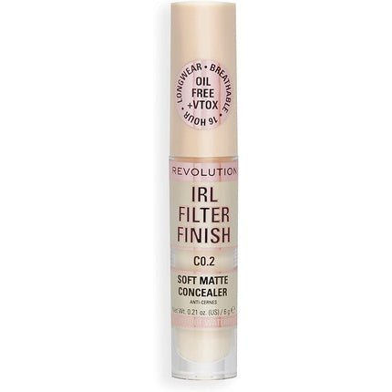 Makeup Revolution IRL Concealer Filter Finish Medium to Full Coverage 6g C15 - Maison des fragrances