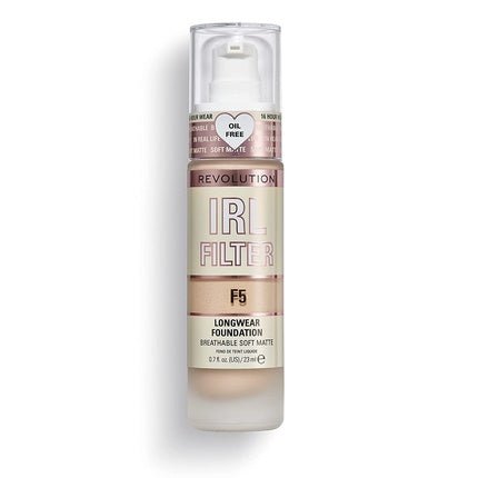 Makeup Revolution IRL Filter Longwear Foundation F5 23ml - Maison des fragrances