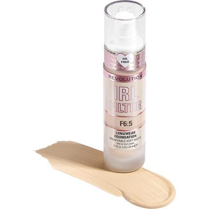 Makeup Revolution IRL Filter Longwear Foundation F6.5 23ml - Maison des fragrances