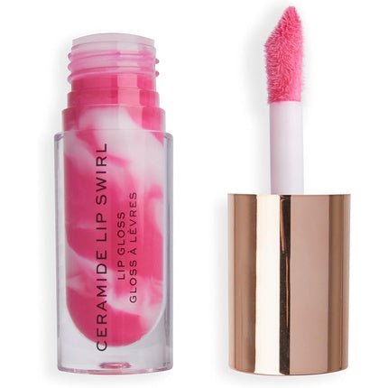 Makeup Revolution Lip Swirl Ceramide Gloss Lipgloss Berry Pink 4.5ml - Maison des fragrances