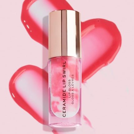 Makeup Revolution Lip Swirl Ceramide Gloss Lipgloss Sweet Soft Pink 4.5ml - Maison des fragrances