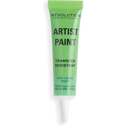 Makeup Revolution London Artist Collection Artist Face and Body Paint Green Jelly Formula Ready To Use 15ml - Maison des fragrances
