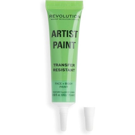 Makeup Revolution London Artist Collection Artist Face and Body Paint Green Jelly Formula Ready To Use 15ml - Maison des fragrances