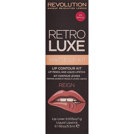 Makeup Revolution London Retro Luxe Matte Lip Kit (5ml) - Maison des fragrances