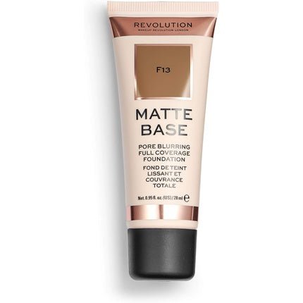 Makeup Revolution Matte Base Foundation F13 28ml - Maison des fragrances