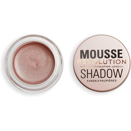 Makeup Revolution Mousse Shadow Creamy Colour for Cheeks and Eyes Whipped Lightweight Formula Cream - to - Powder Rose Gold 4g - Maison des fragrances