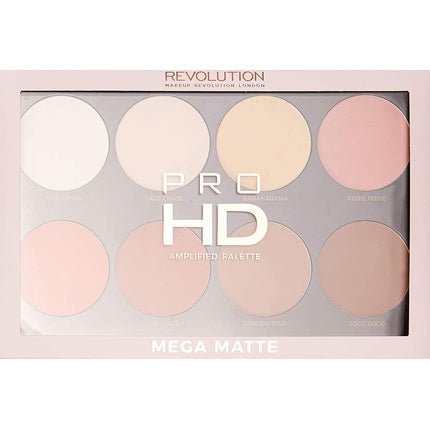 Makeup Revolution Pro HD Mega Matte Makeup Palette - Maison des fragrances