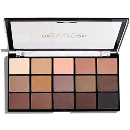 Makeup Revolution Reloaded Eyeshadow Palette Matte Eye Colors 15 Shades - Maison des fragrances