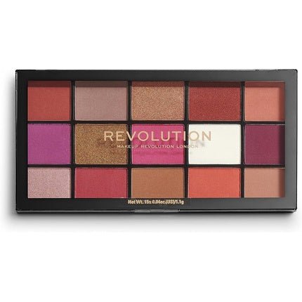 Makeup Revolution Reloaded Eyeshadow Palette Red Alert 15 Shades 16.5g - Maison des fragrances