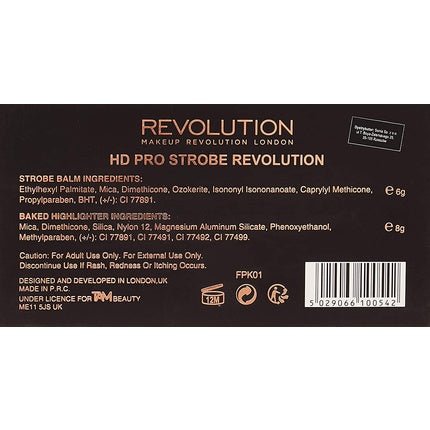 Makeup Revolution – Strobing Palette – Hd Pro Strobe Revolution - Maison des fragrances