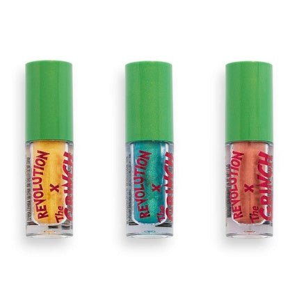 Makeup Revolution The Grinch Don't Give a Grinch Liquid Eyeshadow Christmas Set - Maison des fragrances