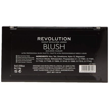 Makeup Revolution Ultra Blush Palette Golden Sugar 13g - Maison des fragrances