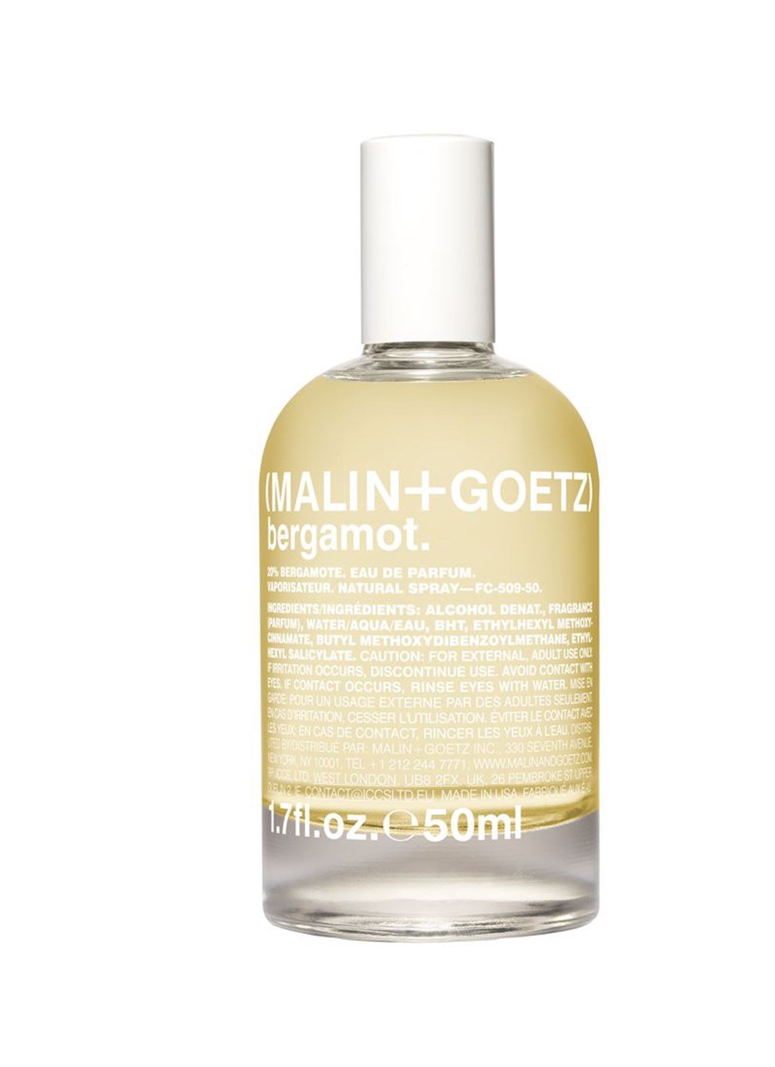 Malin + Goetz Malin + Goetz Bergamot Eau de Parfum 50ml Unisexe - Maison des fragrances