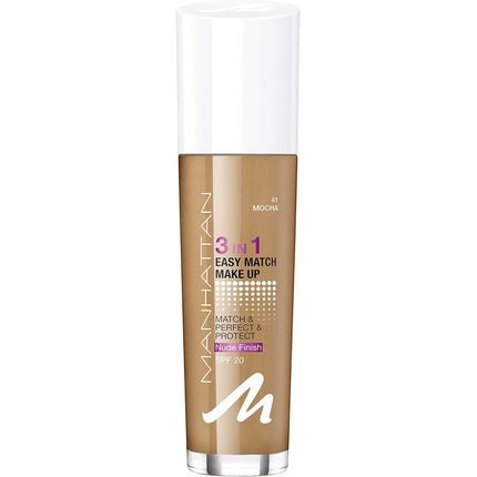 Manhattan 3 - in - 1 Easy Match Make Up 41 Mocha - Maison des fragrances