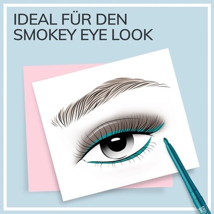 Manhattan Endless Stay Waterproof Gel Eyeliner Green Gel Eyeliner with Glitter and Retractable Tip - Color Emerald Sparkle 005 - Maison des fragrances