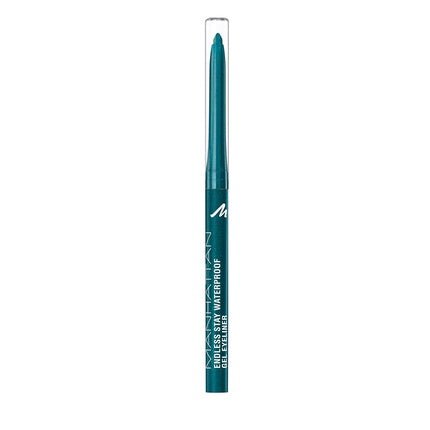 Manhattan Endless Stay Waterproof Gel Eyeliner Green Gel Eyeliner with Glitter and Retractable Tip - Color Emerald Sparkle 005 - Maison des fragrances