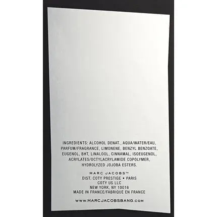 Marc Jacobs Bang Eau de Toilette 1.7oz pour homme - Maison des fragrances