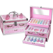 Martinelia Little Unicorn Collection Unicorn Big Case with Unicorn Face and Pink Glitter Children's Makeup Case - Maison des fragrances