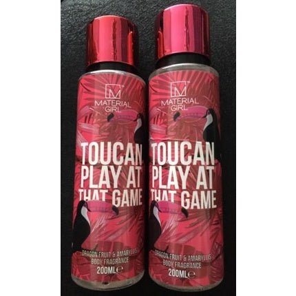 Material Girl Toucan Play At That Game Body Fragrance 200ml Amaryllis Dragon - Maison des fragrances
