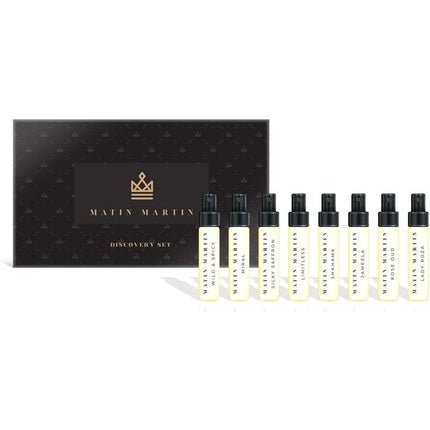 Matin Martin Discovery Set Featuring Lady Roza Jameela Miral Rouse Oud Silky Saffron Shahama Limitless And Wild & Spicy Eau De Parfums Each Coffret (Coffret) Mixte 2ml - Maison des fragrances