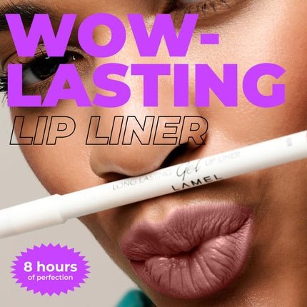 Matte Gel Lip Liner Pencil Weightless Creamy Texture Longwear Waterproof High Pigmented Flawless Finish Cruelty - free Paraben - Free 410 1.7g/0.05oz Pink Taupe - Maison des fragrances