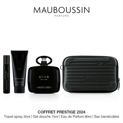 Mauboussin Prestige 2024 Star Set Shower Gel Eau de Parfum 90ml pour homme - Maison des fragrances