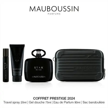 Mauboussin Prestige 2024 Star Set Shower Gel Eau de Parfum 90ml pour homme - Maison des fragrances